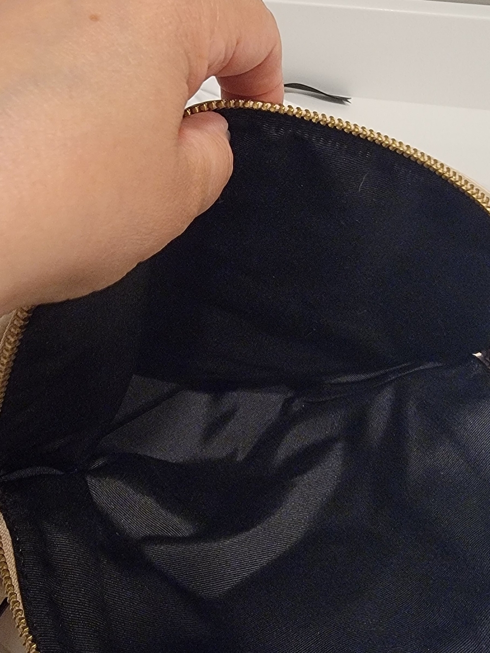 Marc Jacobs Classic Q Natasha Large Crossbody Beige Pebbled Leather Y2K Vintage - Picture 10 of 13